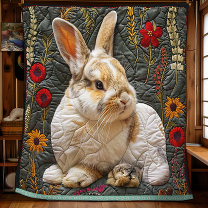 Cute Lop Rabbit WP3008038CL Quilt