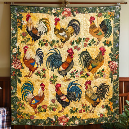 Farm Sunny Chicken WP1308013CL Quilt