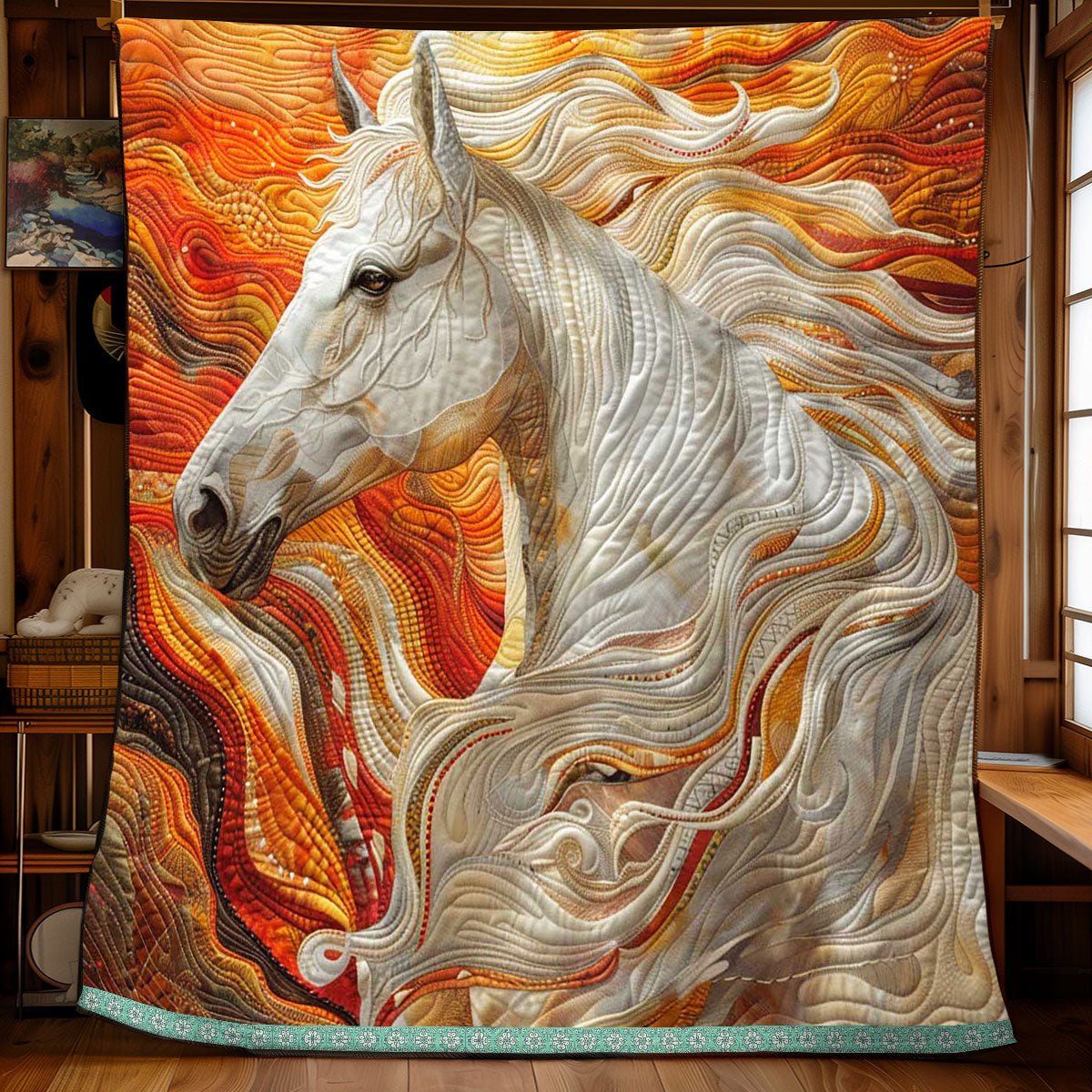 Fire Horse Spirit WP0509015CL Quilt