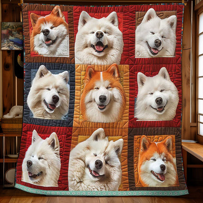 Funny Samoyed WP3008016CL Quilt