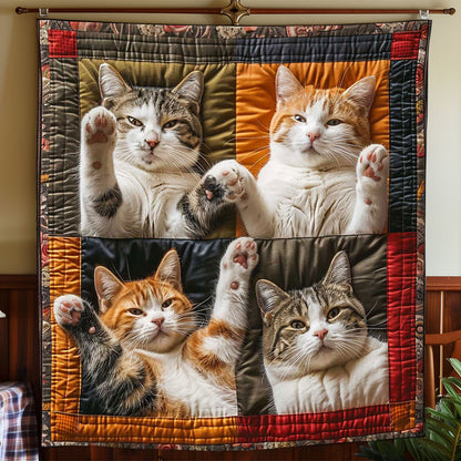 Hello Lady Cat WP1408009CL Quilt