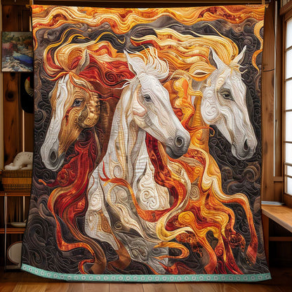 Horse Spirit Sunset WP0509024CL Quilt