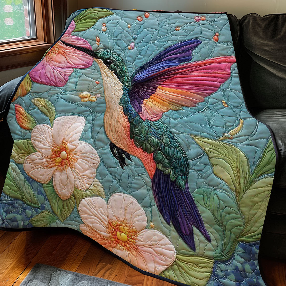 Hummingbird Feeding WP0508024CL Quilt