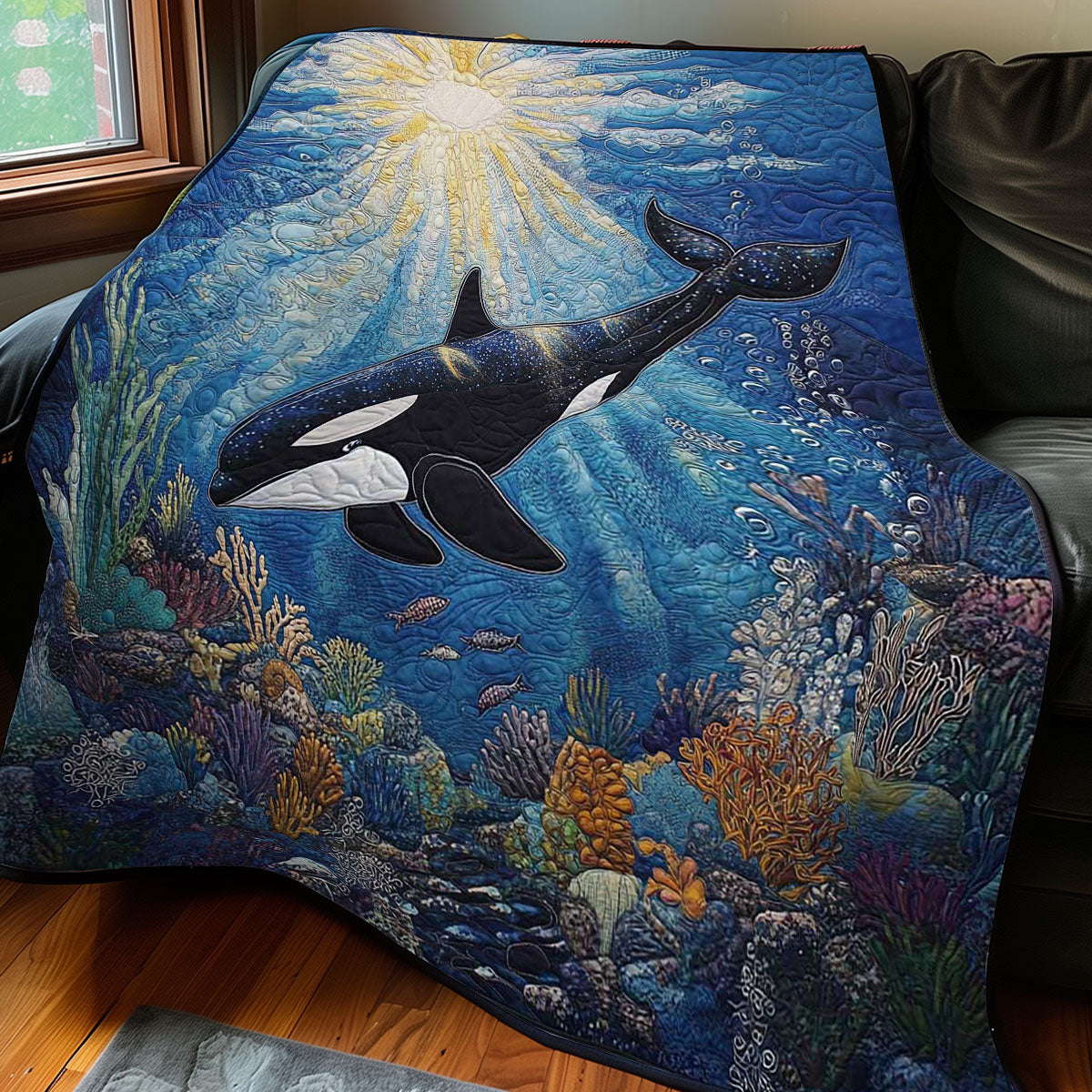 Killer Whale Sea WP0108033CL Quilt