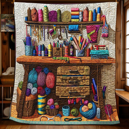Knitting Artist Workplace WP0509026CL Quilt