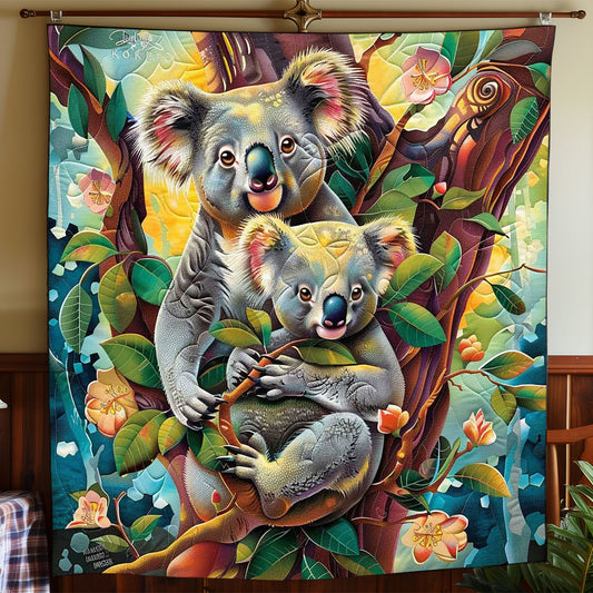 Koala Family WP1308016CL Quilt