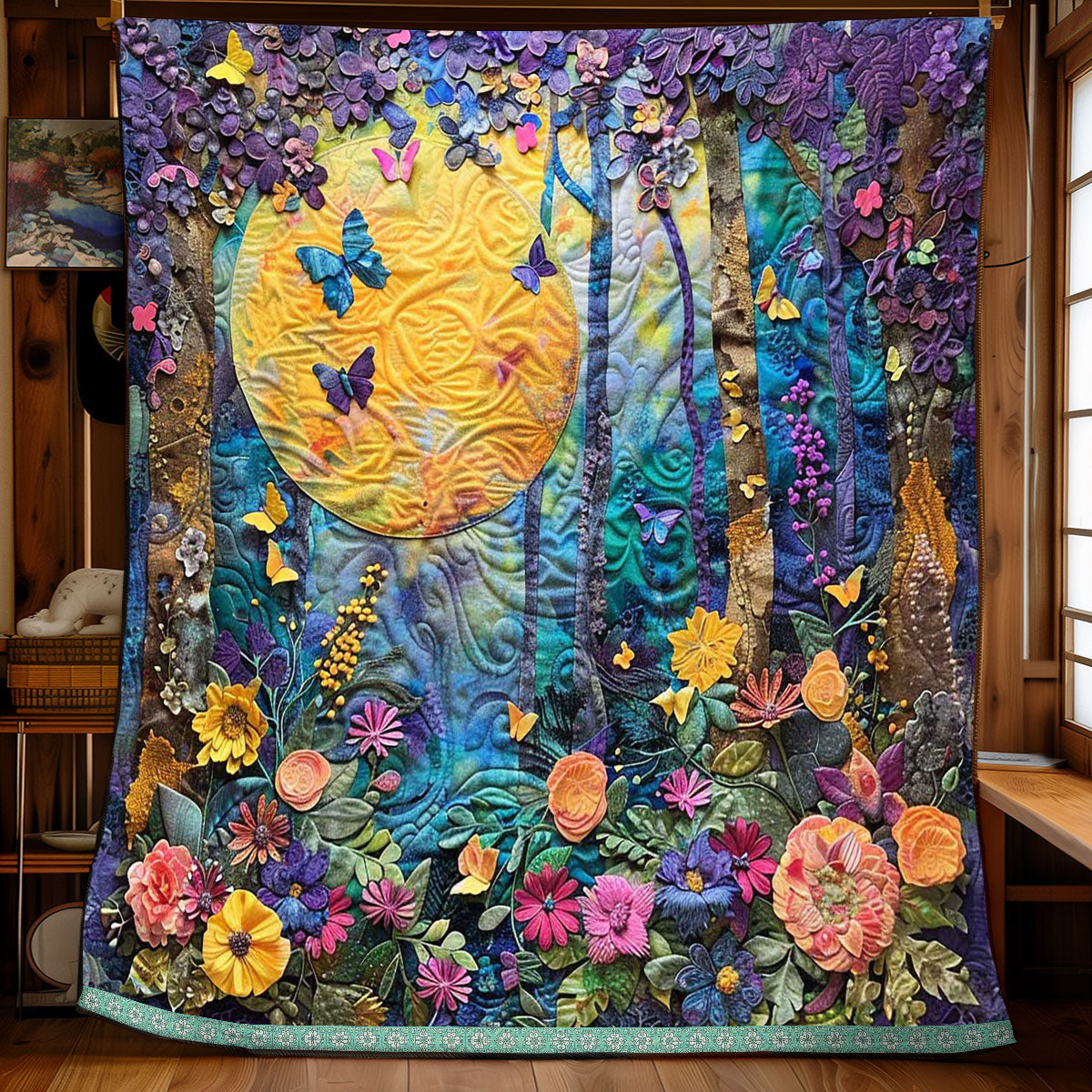 Moonlight Forest WP0509030CL Quilt