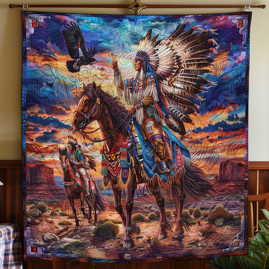 Native America Man WP1308023CL Quilt