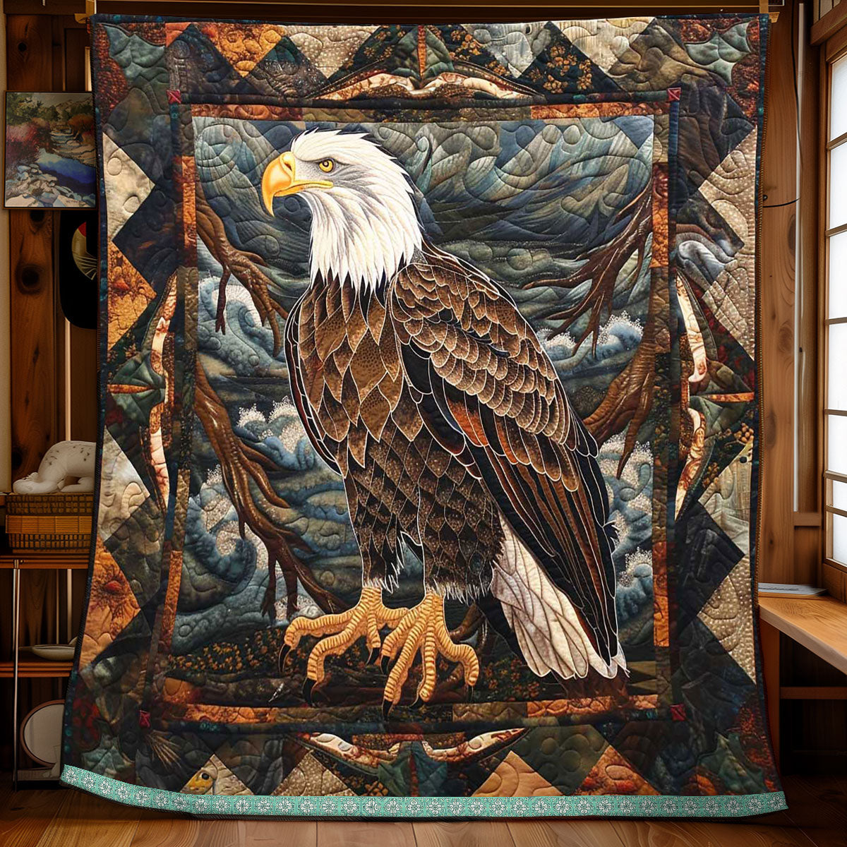 Native American Eagle WP0509032CL Quilt