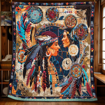 Native American Girl WP1508016CL Quilt