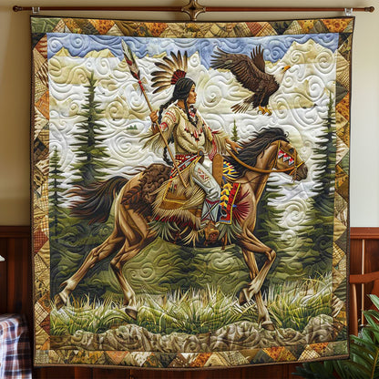 Native American Woman WP1308025CL Quilt