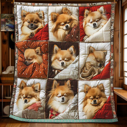 Nest Pomeranian WP3008018CL Quilt