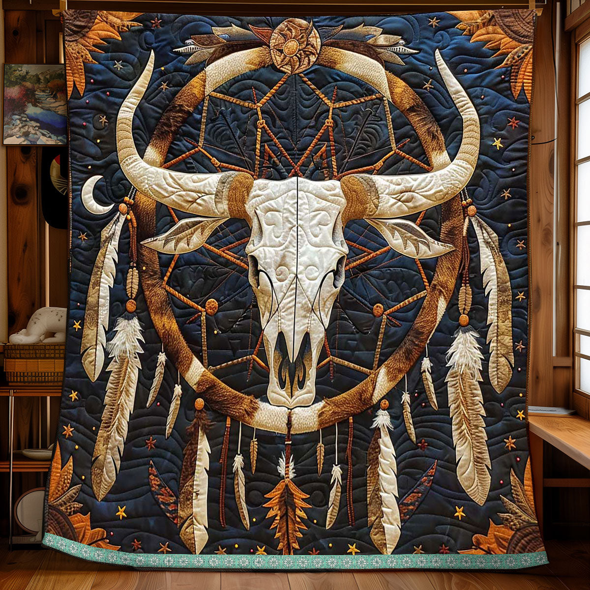 Night Guard Native American WP2208041CL Quilt