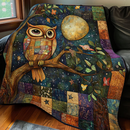 Patchwork Owl Tree WP0208031CL Quilt