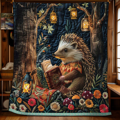 Reading Cute Hedgehog WP0509037CL Quilt