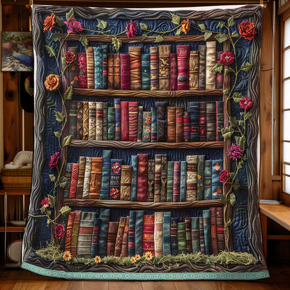 Rose Vine Bookshelf WP0509040CL Quilt