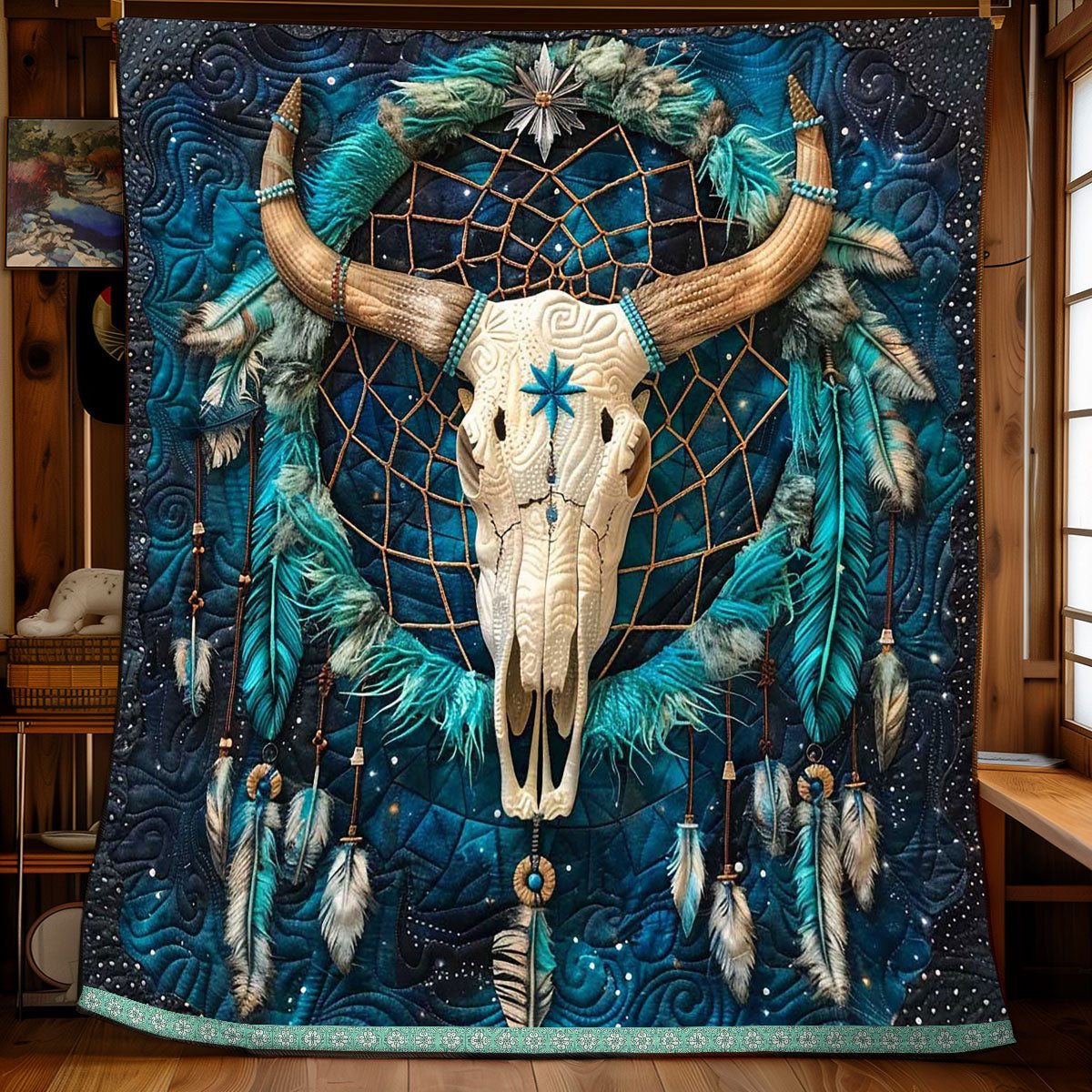 Skull Dreamcatcher WP2208034CL Quilt