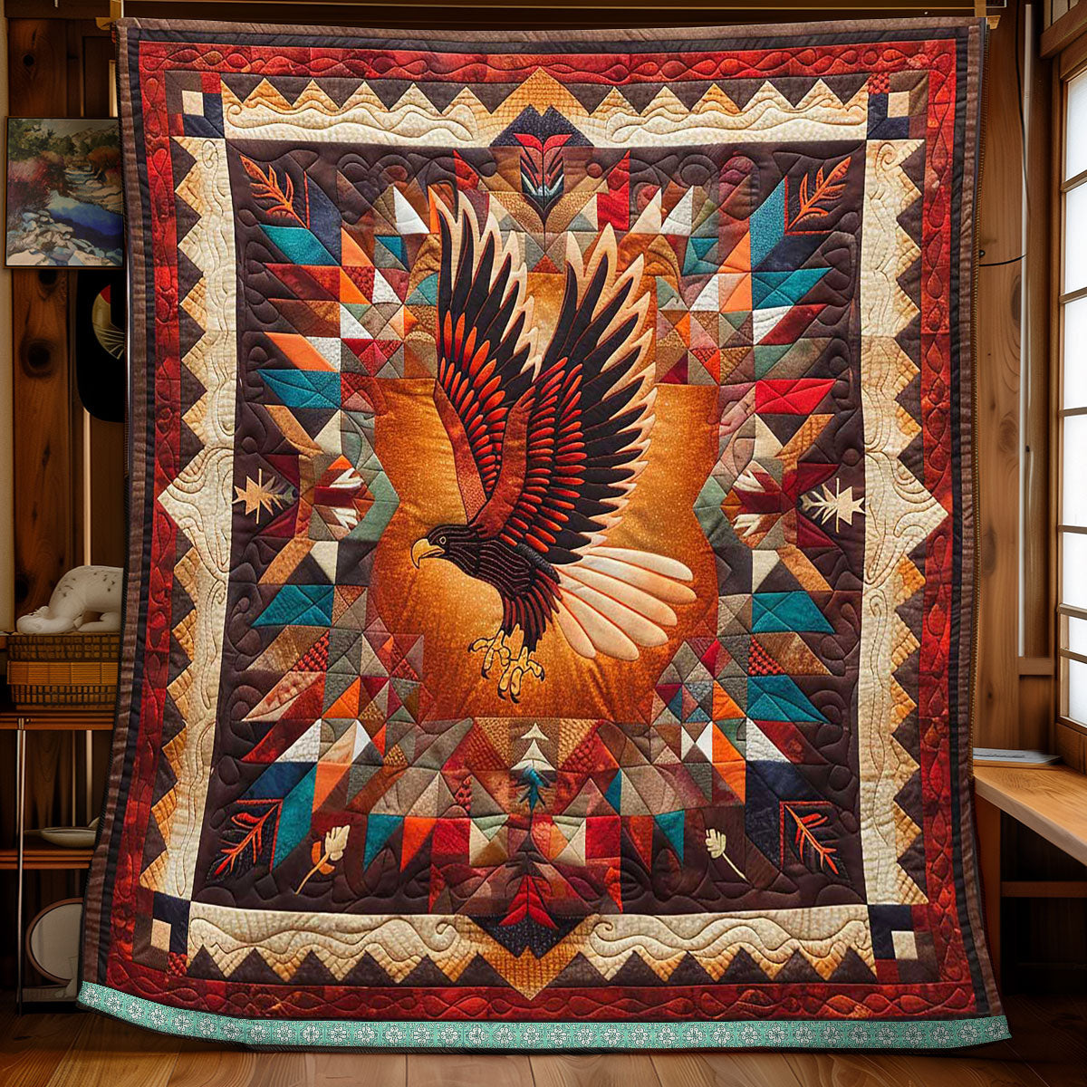 Sky Guardian Eagle WP0909017CL Quilt