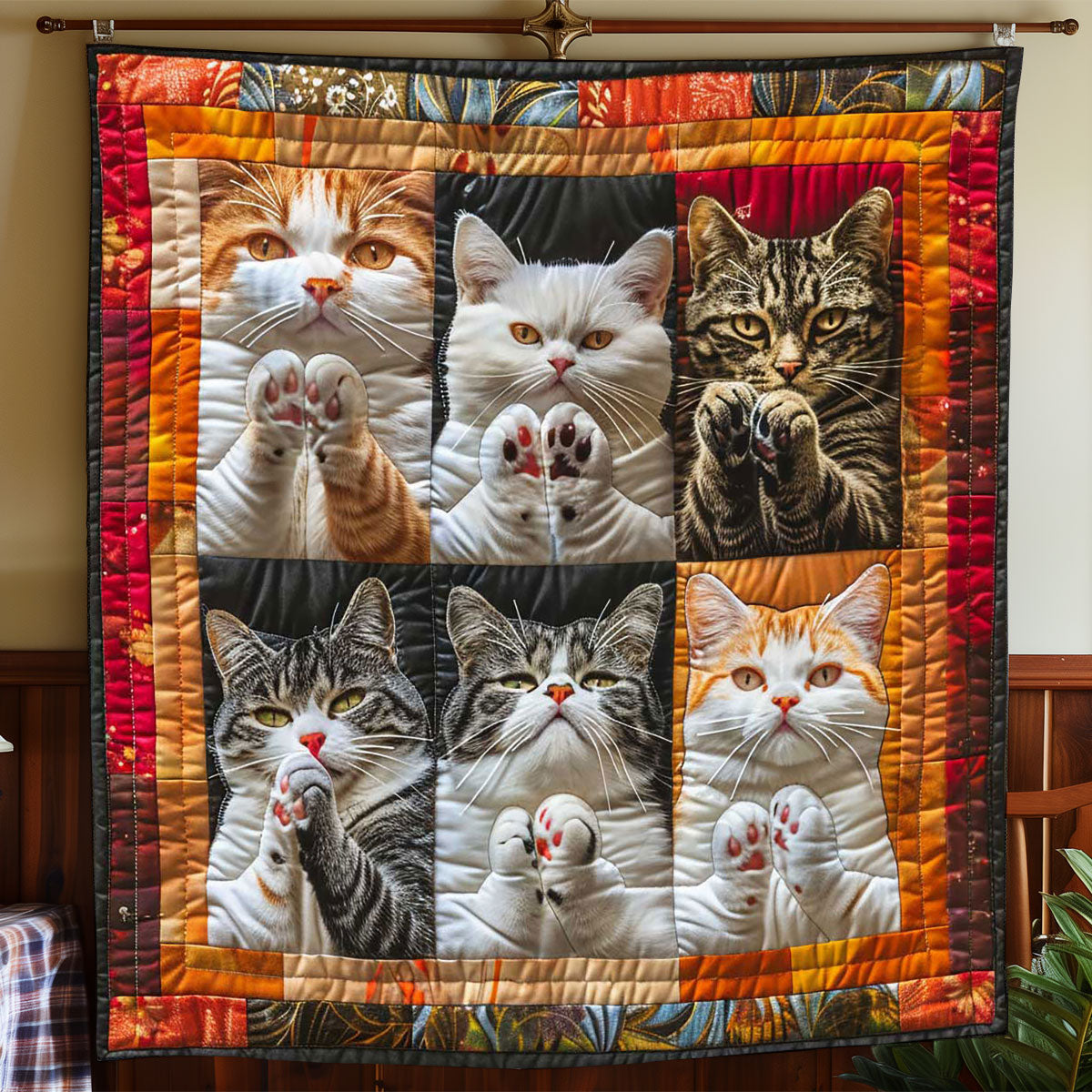 Sorry Cat WP1408015CL Quilt