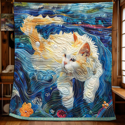 Summer Lake Cat WP0909048CL Quilt