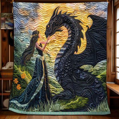 Sunrise Dragon Princess WP0409047CL Quilt