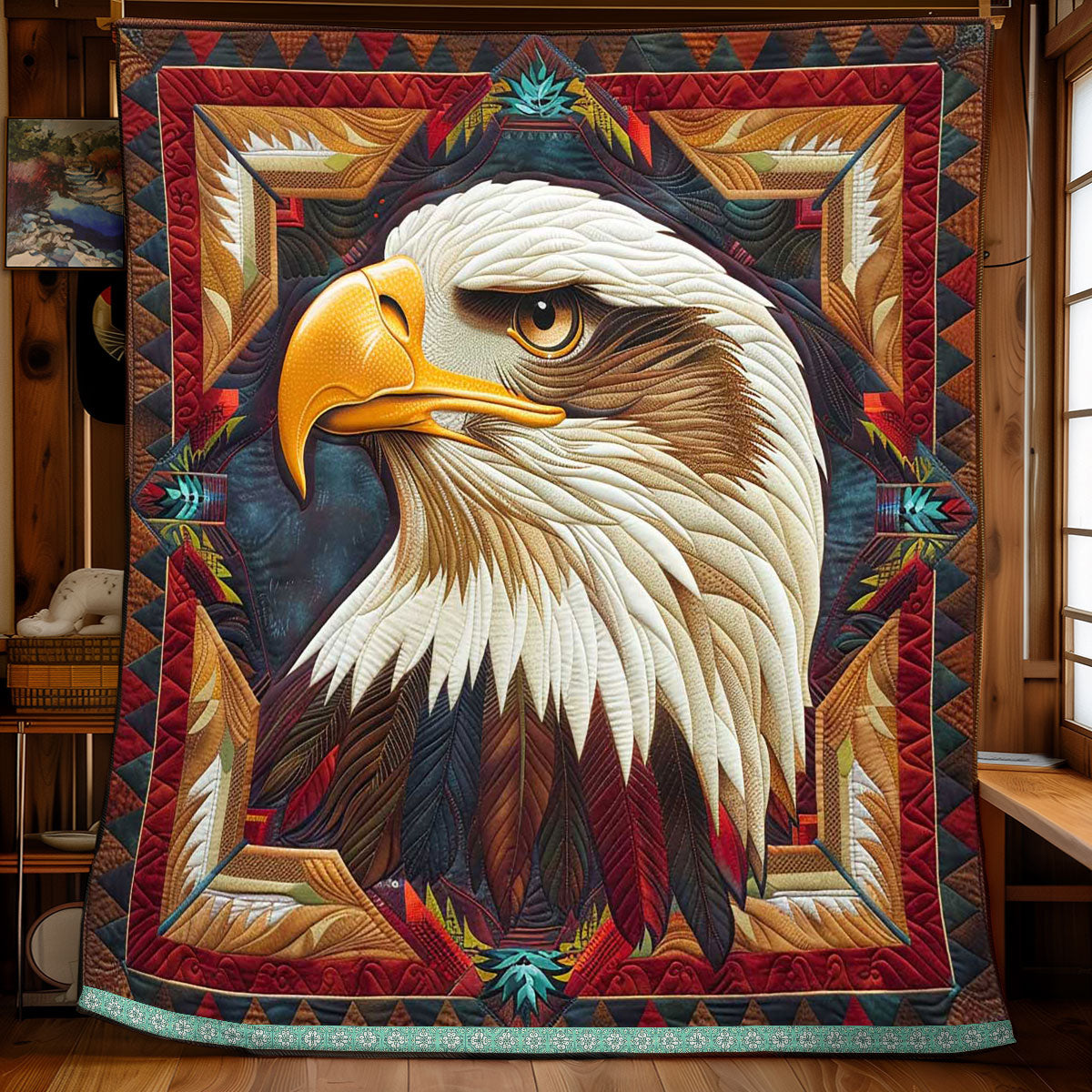 Tribe Symbol Eagle WP0909020CL Quilt