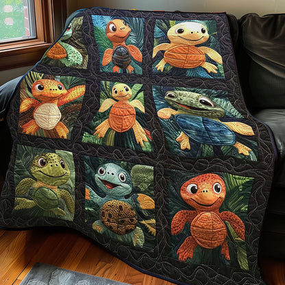 Turtle Cute Forest WP0208023CL Quilt