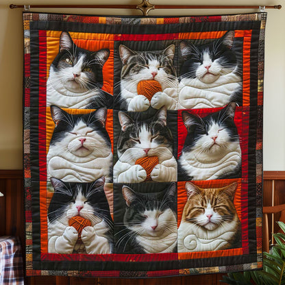 Tuxedo Cat Collection WP1408017CL Quilt