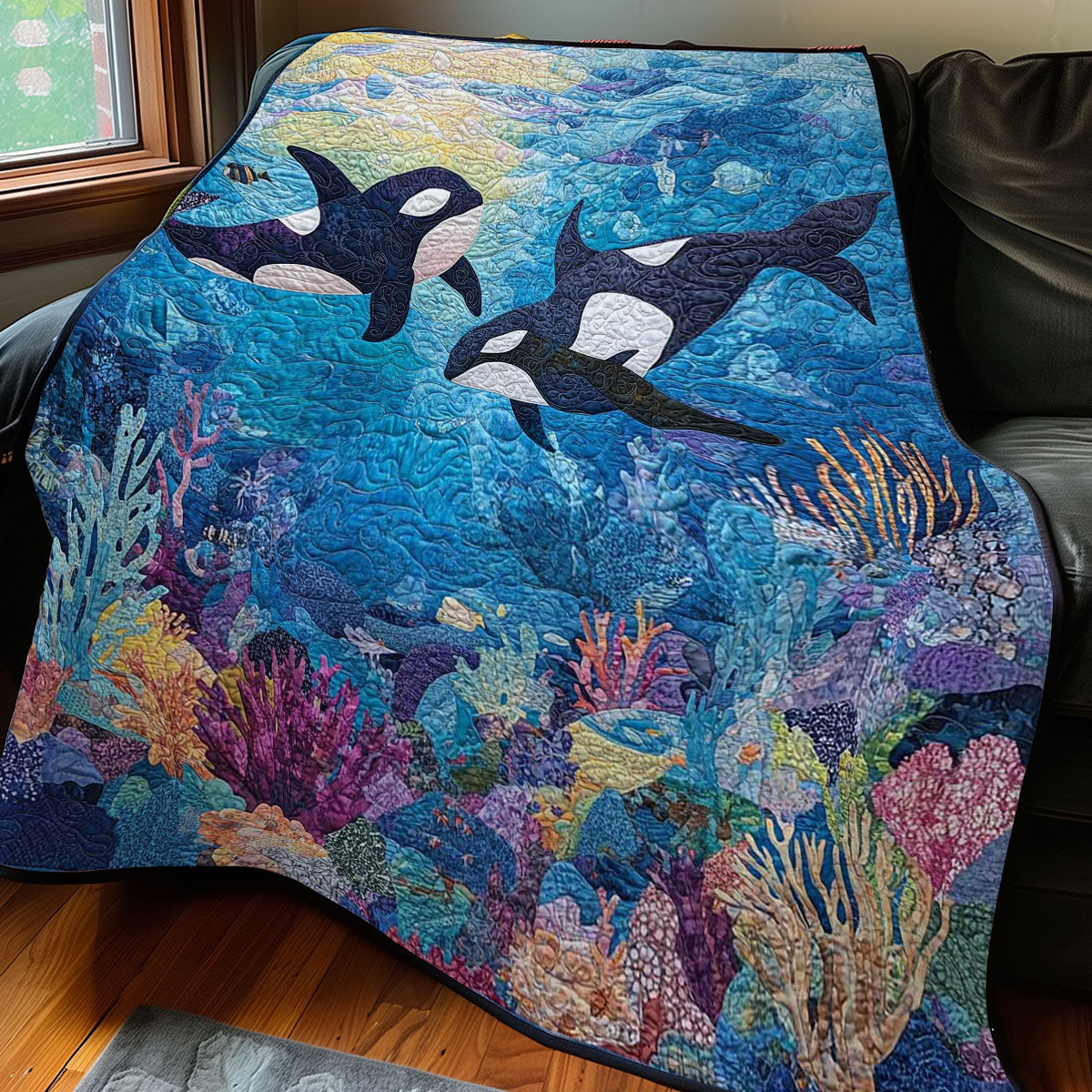 Twins Orca Corals WP0108047CL Quilt