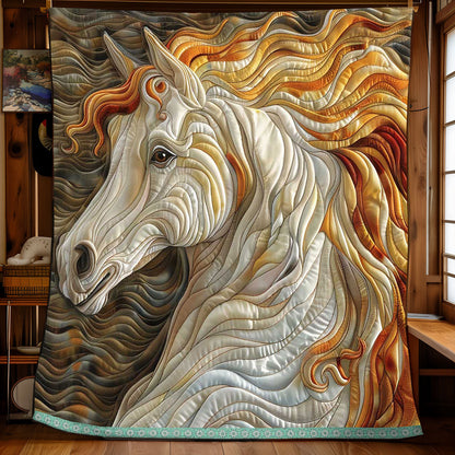 Wild White Horse WP0509054CL Quilt