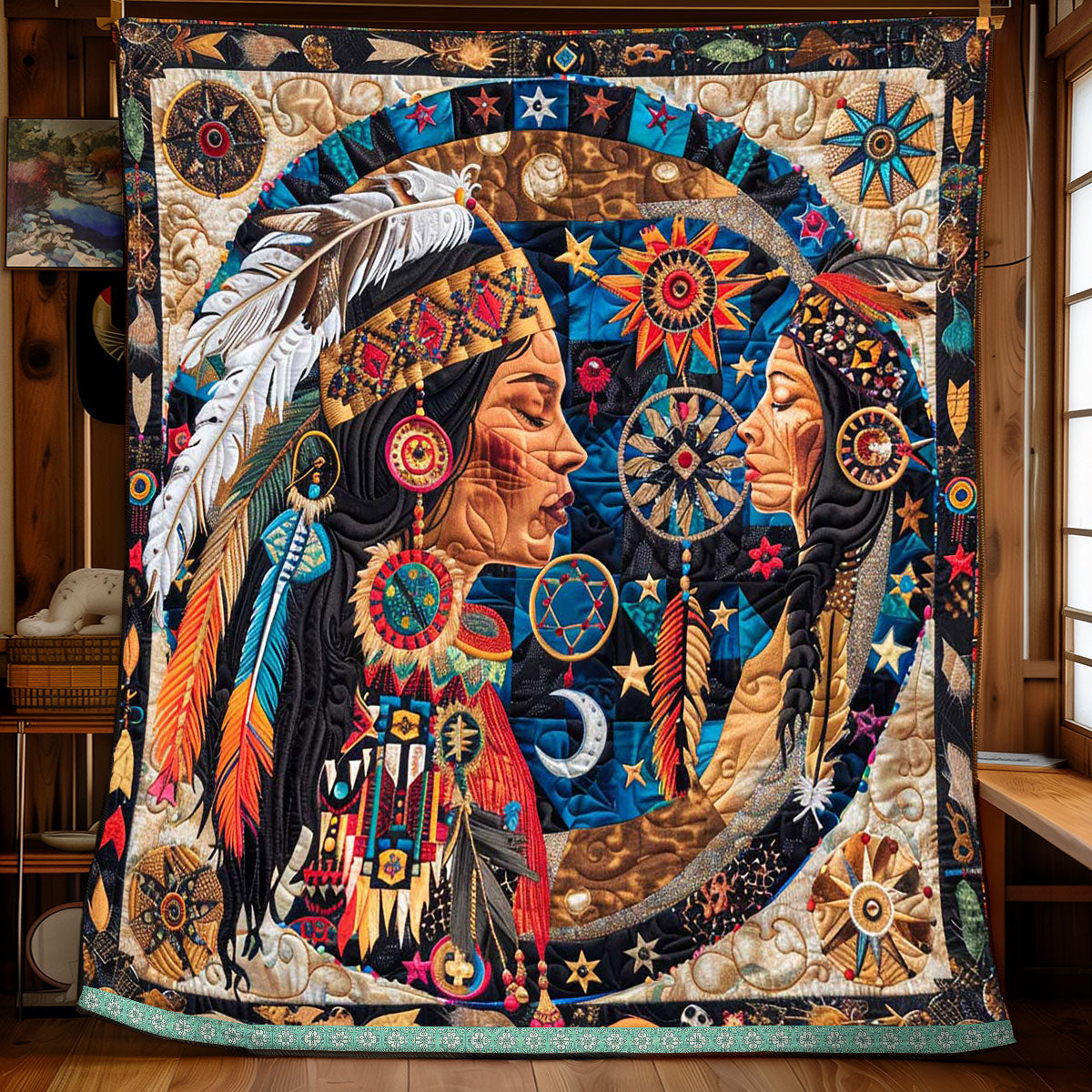 Woman Chief Dreamcatcher WP1508020CL Quilt