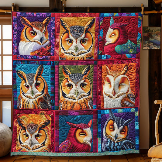 Abstract Owl Album WP3008030CL Quilt