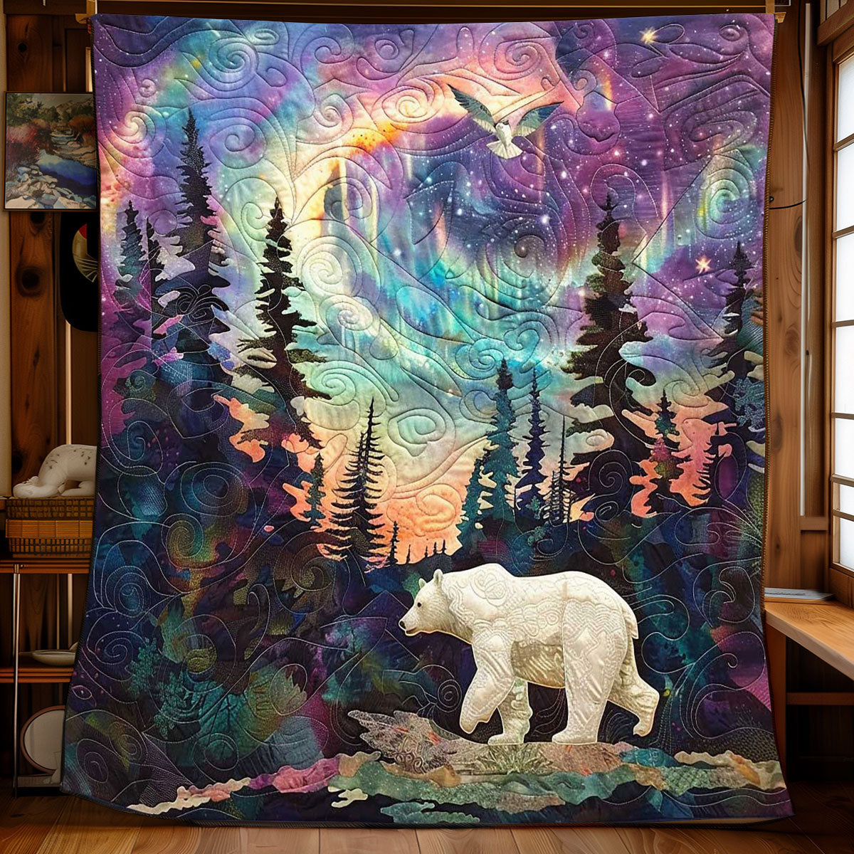 Aurora White Bear WP1508001CL Quilt