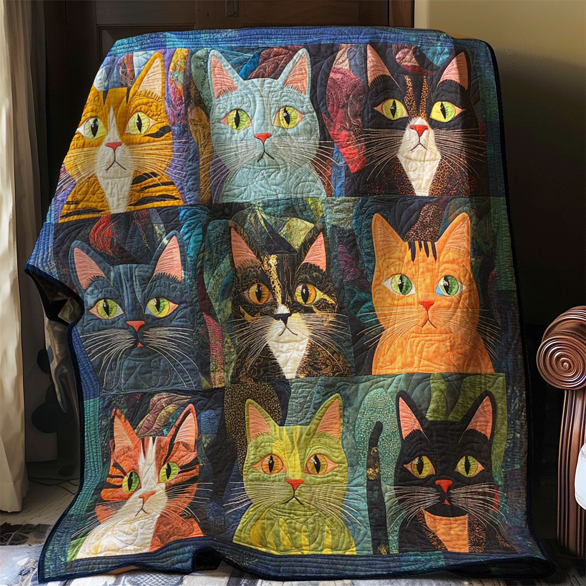 Cat Collection Portrait WP0508031CL Quilt