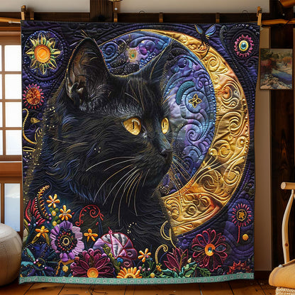 Cat Portrait Crescent WP0909029CL Quilt