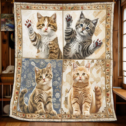 Cheering Cat WP1308042CLCL Quilt