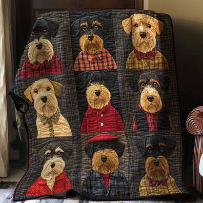 Collection Miniature Schnauzer WP0508028CL Quilt