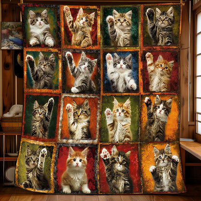 Collection Playing Cat WP1308046CL Quilt