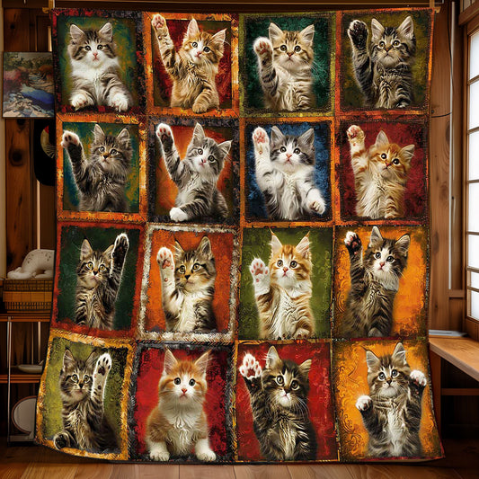 Collection Playing Cat WP1308046CL Quilt