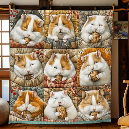 Cozy Hamsters Puff WP3008037CL Quilt