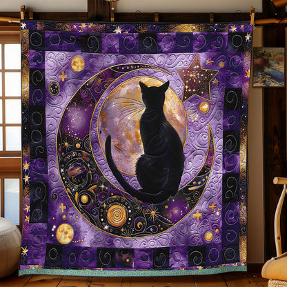 Crescent Moon Cat WP0509012CL Quilt