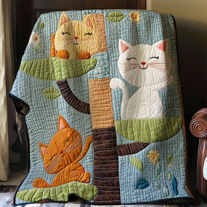 Cute Cat Tree WP0608016CL Quilt