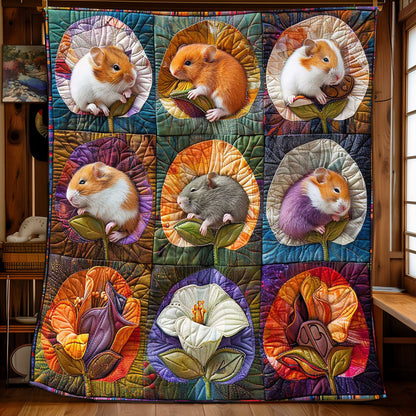 Cute Sleeping Hamster WP2008015CL Quilt