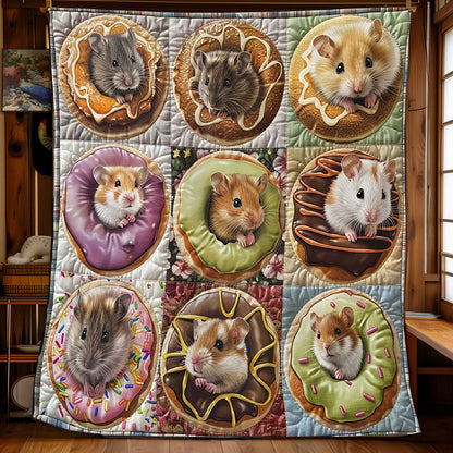 Donut Lover Hamster WP2008016CL Quilt