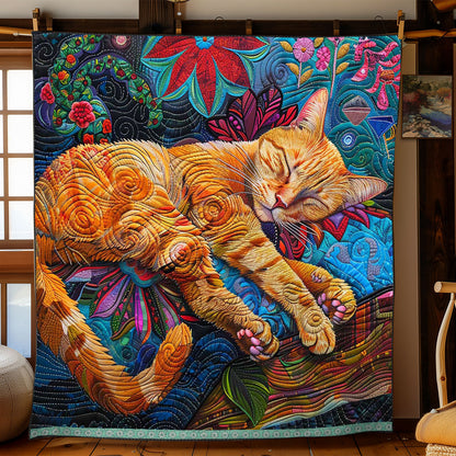 Dreaming Cat Garden WP0909033CL Quilt