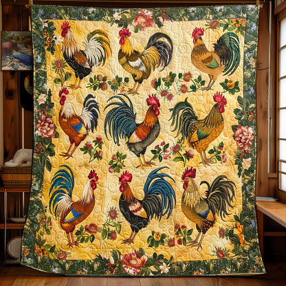 Farm Sunny Chicken WP1308013CL Quilt