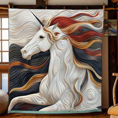 Fire Spirit Unicorn WP2208012CL Quilt