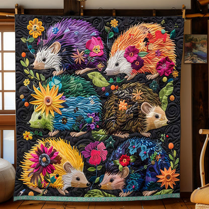 Floral Hedgehog WP0509017CL Quilt