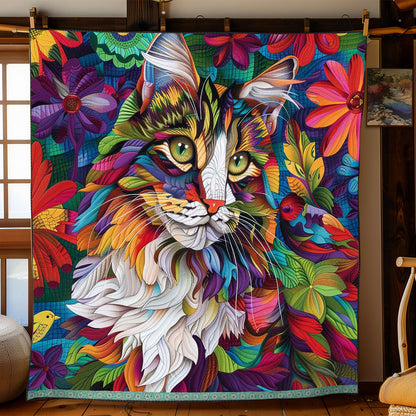 Floral Maine Coon WP0409020CL Quilt