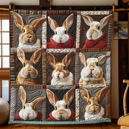 Fluffy Bunny WP3008015CL Quilt